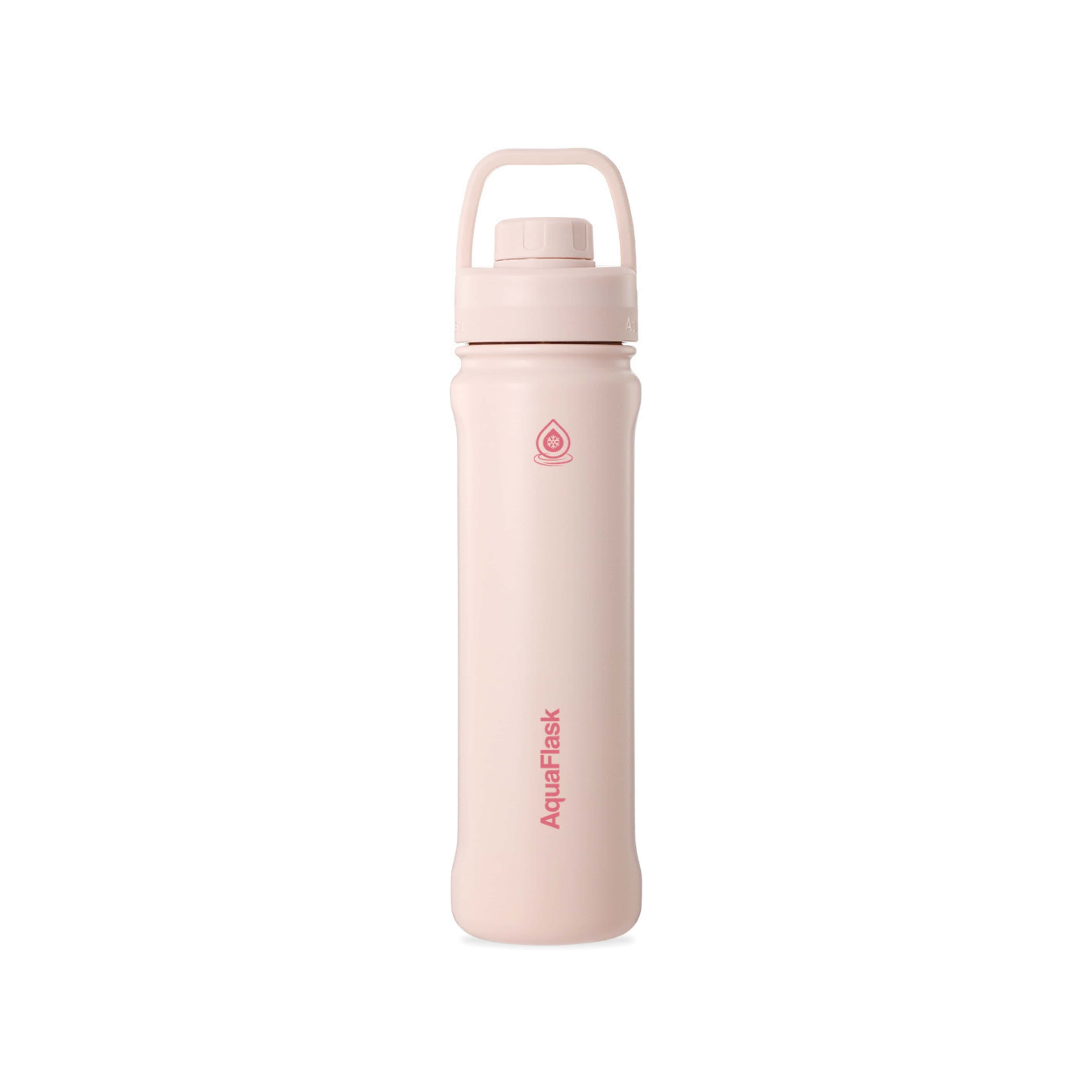 Rosa AquaFlask Sports Lid Bottle Edelstahl Trinkflasche 650 ml (22 oz) mit Sports Lid und Haltegriff