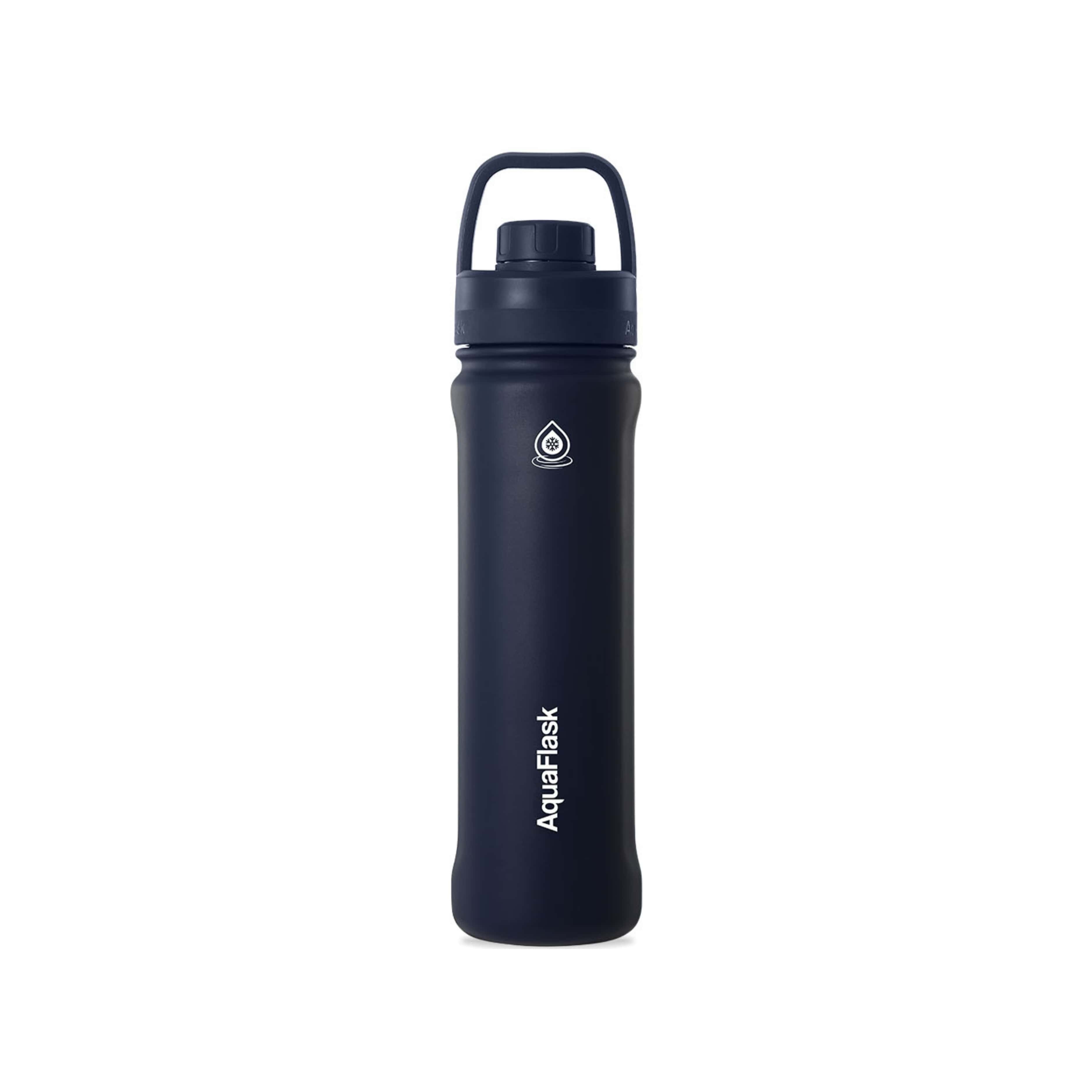 Blau AquaFlask Sports Lid Bottle Edelstahl Trinkflasche 650 ml (22 oz) mit Sports Lid und Haltegriff