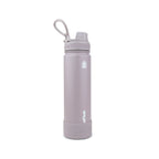 Lila AquaFlask Earth Collection Edelstahl Trinkflasche 650 ml (22 oz) mit Schraubdeckel, Haltegriff und Schutz-Boot