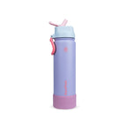 Lila AquaFlask Colorwave Flip Sip Lid Collection Edelstahl Trinkflasche 650 ml (22 oz) mit Flip-Sip-Deckel und Schutz-Boot