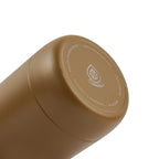 Detailaufnahme des braunen Flaschenbodens der AquaFlask Flow Collection Edelstahl Trinkflasche 750 ml (25 oz)