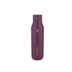 Lila AquaFlask Flow Collection Edelstahl Trinkflasche 750 ml (25 oz) mit Schraubdeckel und großer Trinköffnung