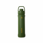 Grün AquaFlask Sports Lid Bottle Edelstahl Trinkflasche 650 ml (22 oz) mit Sports Lid und Haltegriff