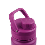 Detailaufnahme des rosa Sports Lid mit Haltegriff der AquaFlask Sports Lid Bottle Edelstahl Trinkflasche 650 ml (22 oz)