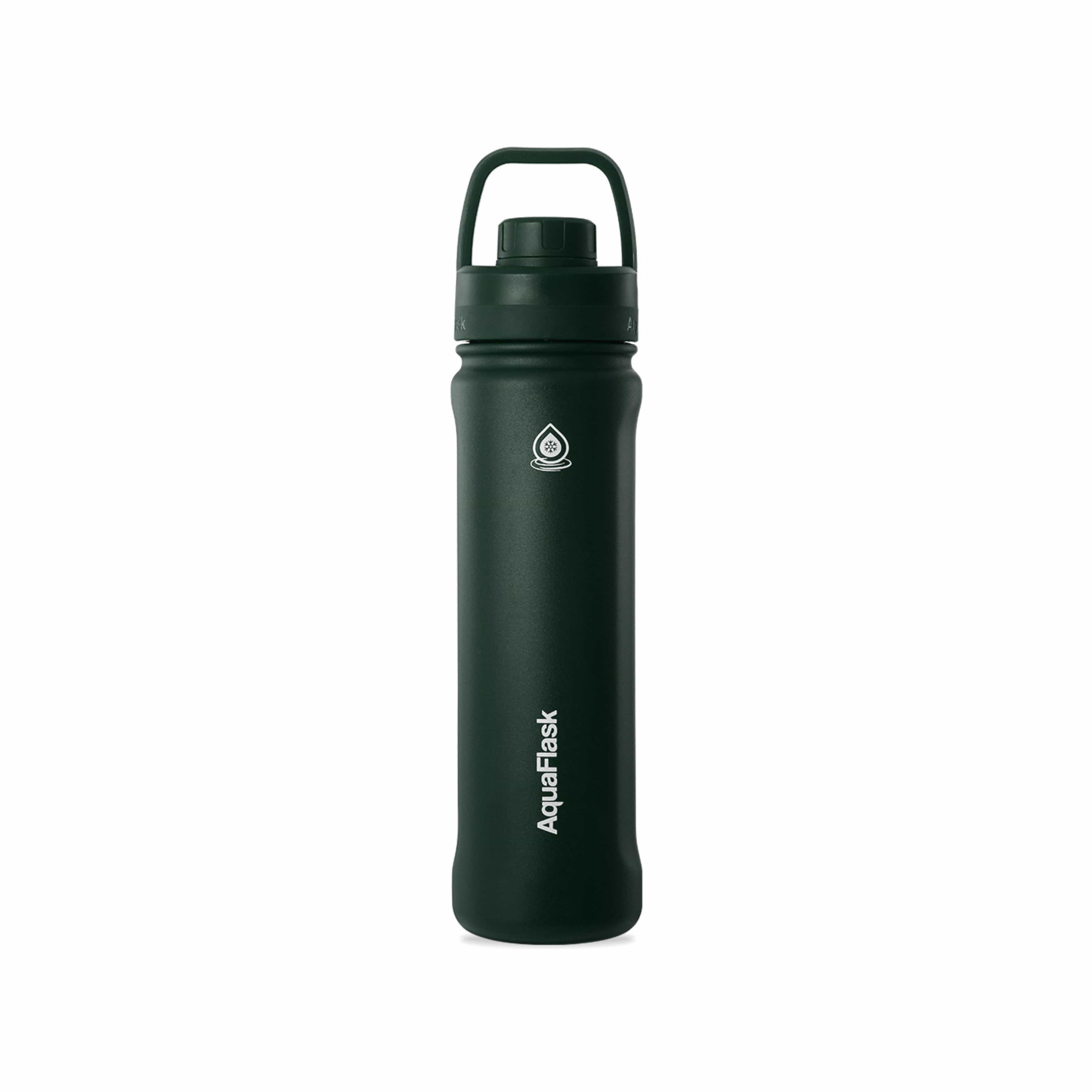 Grün AquaFlask Sports Lid Bottle Edelstahl Trinkflasche 650 ml (22 oz) mit Sports Lid und Haltegriff