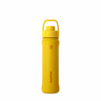 Gelb AquaFlask Sports Lid Bottle Edelstahl Trinkflasche 650 ml (22 oz) mit Sports Lid und Haltegriff