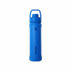 Blau AquaFlask Sports Lid Bottle Edelstahl Trinkflasche 650 ml (22 oz) mit Sports Lid und Haltegriff