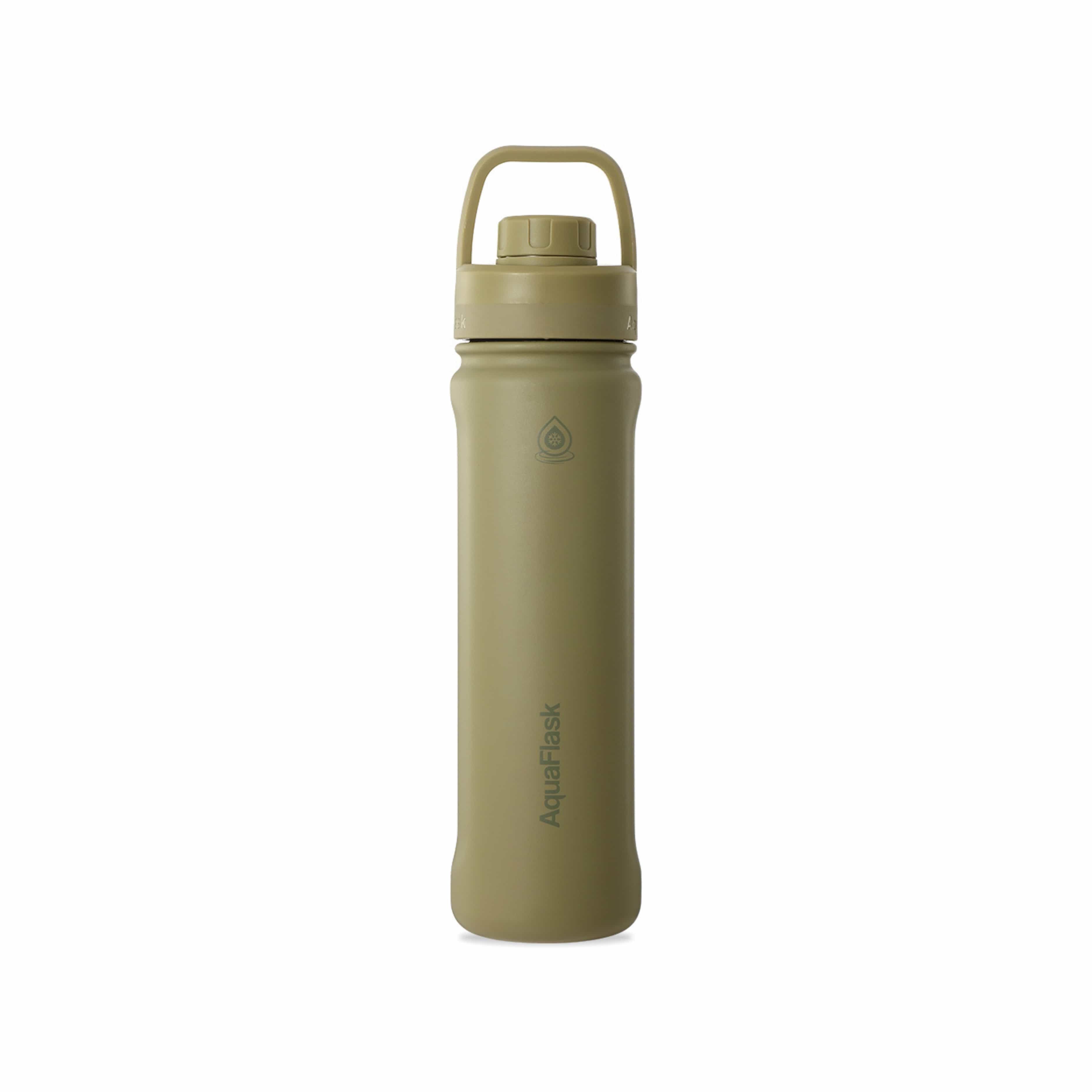 Grün AquaFlask Sports Lid Bottle Edelstahl Trinkflasche 650 ml (22 oz) mit Sports Lid und Haltegriff