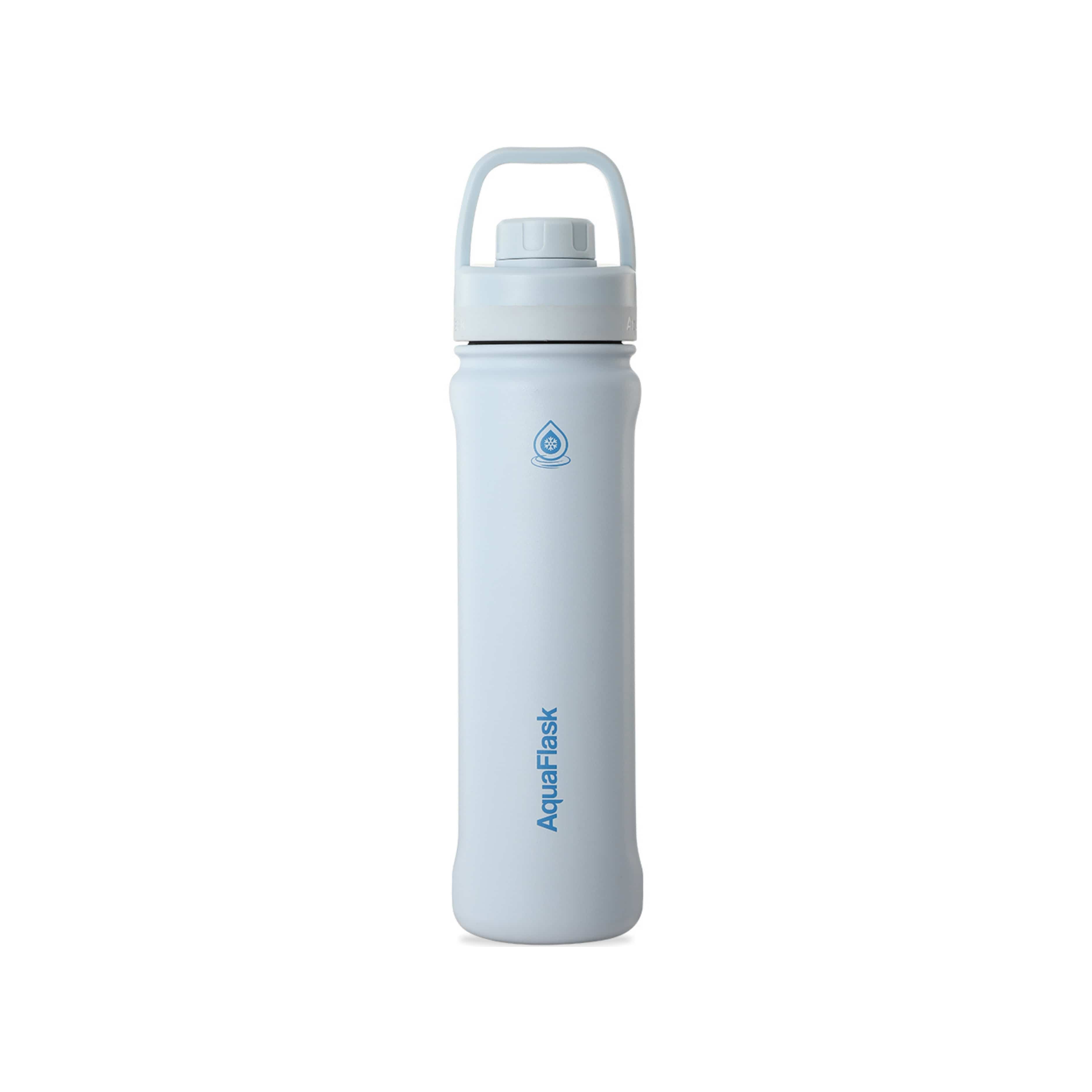 Blau AquaFlask Sports Lid Bottle Edelstahl Trinkflasche 650 ml (22 oz) mit Sports Lid und Haltegriff